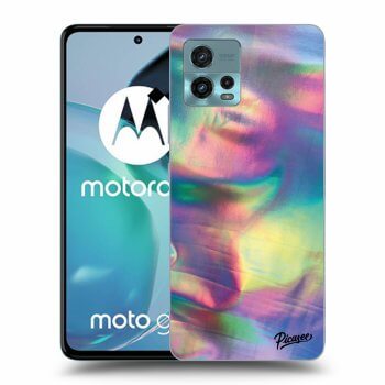 Picasee silikonový černý obal pro Motorola Moto G72 - Holo