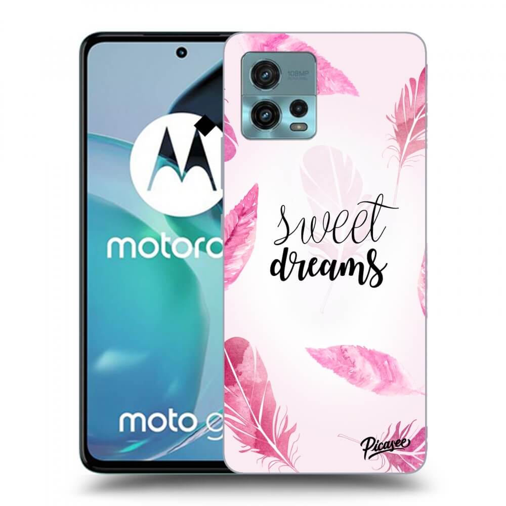 Picasee silikonový černý obal pro Motorola Moto G72 - Sweet dreams