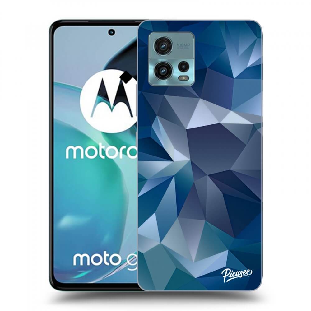 Picasee silikonový černý obal pro Motorola Moto G72 - Wallpaper
