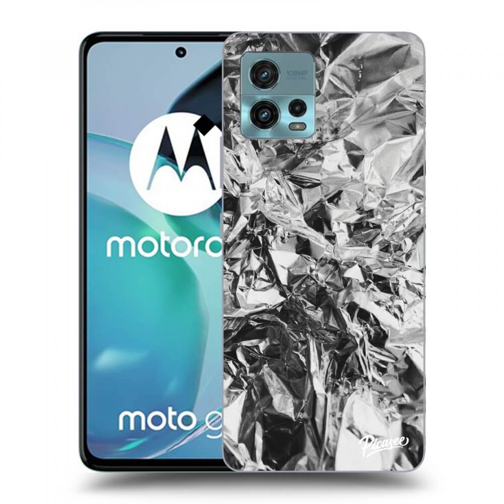 Picasee silikonový černý obal pro Motorola Moto G72 - Chrome