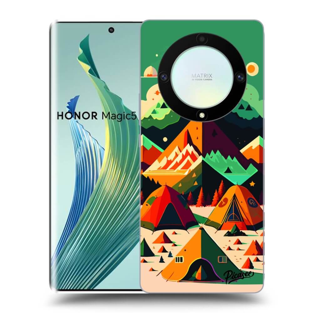 Picasee silikonový černý obal pro Honor Magic5 Lite 5G - Alaska