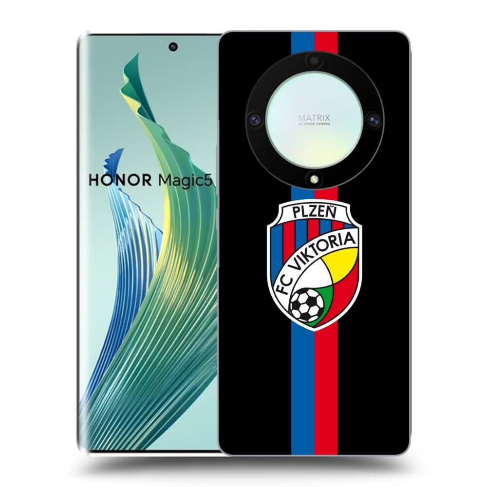 Picasee silikonový černý obal pro Honor Magic5 Lite 5G - FC Viktoria Plzeň H