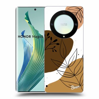 Picasee silikonový černý obal pro Honor Magic5 Lite 5G - Boho style