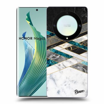 Obal pro Honor Magic5 Lite 5G - Black & White geometry