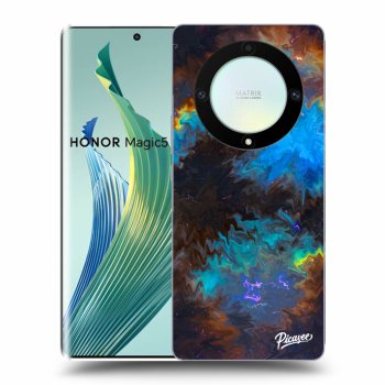 Picasee silikonový černý obal pro Honor Magic5 Lite 5G - Space