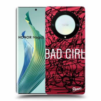 Picasee silikonový průhledný obal pro Honor Magic5 Lite 5G - Bad girl