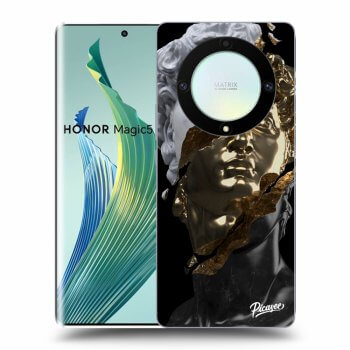 Picasee silikonový černý obal pro Honor Magic5 Lite 5G - Trigger