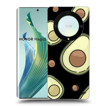 Picasee silikonový černý obal pro Honor Magic5 Lite 5G - Avocado