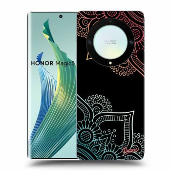Obal pro Honor Magic5 Lite 5G - Květinový vzor