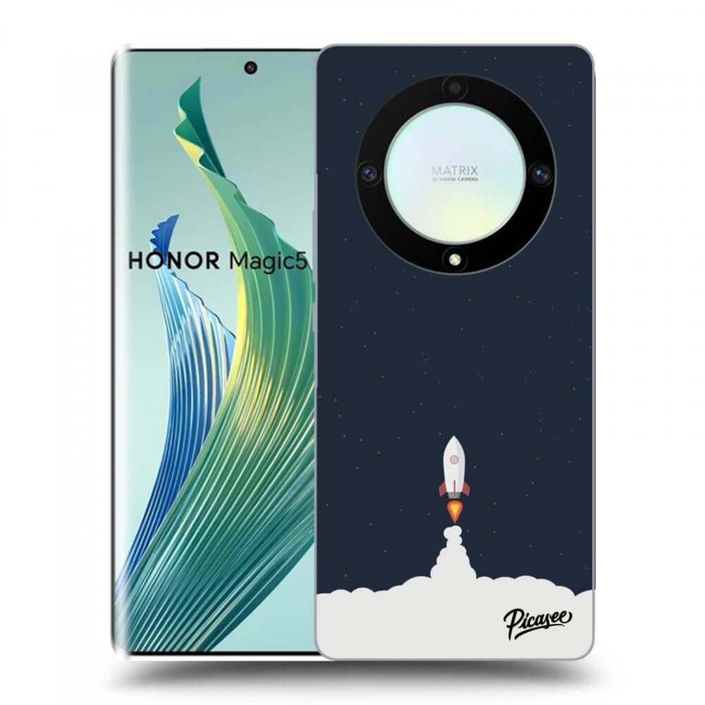 Picasee silikonový černý obal pro Honor Magic5 Lite 5G - Astronaut 2