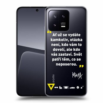 Obal pro Xiaomi 13 - Kazma - SVĚT PATŘÍ TĚM, CO SE NEPOSEROU