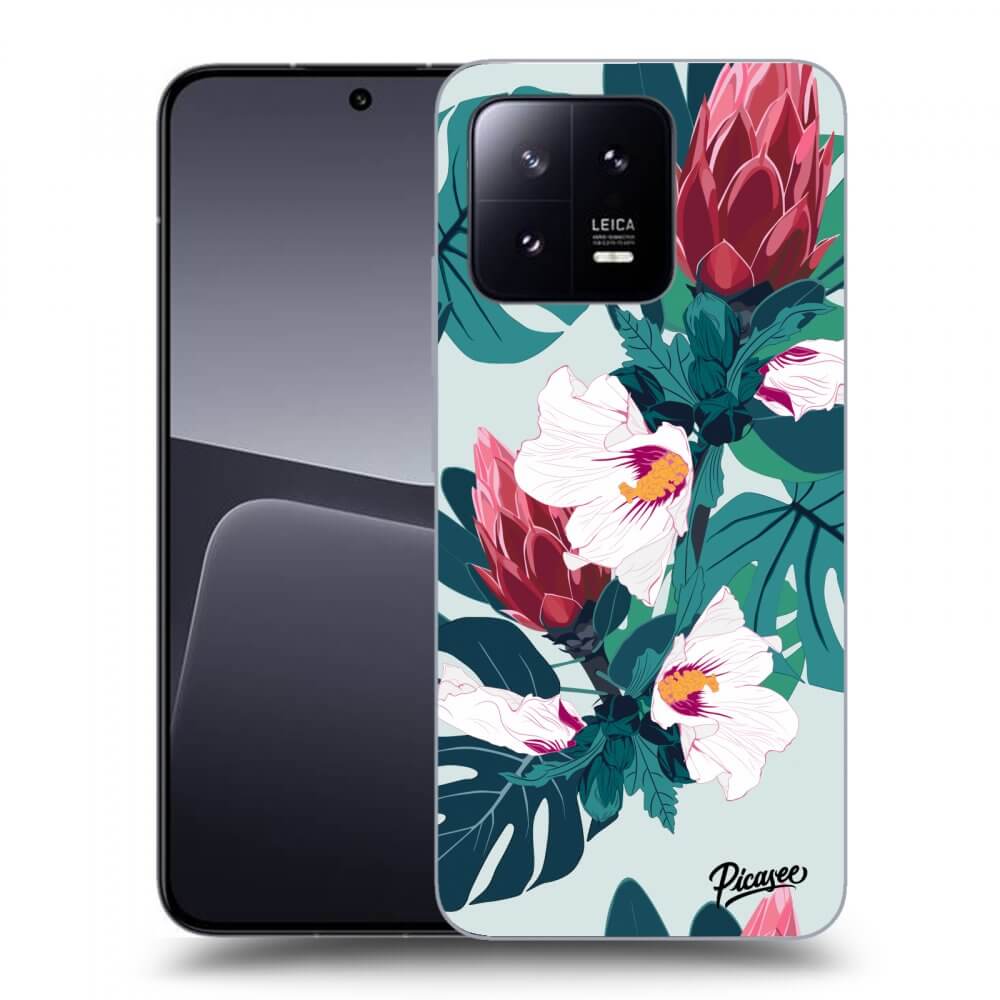 Picasee silikonový černý obal pro Xiaomi 13 Pro - Rhododendron