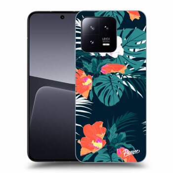 Picasee silikonový černý obal pro Xiaomi 13 Pro - Monstera Color