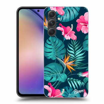 Obal pro Samsung Galaxy A54 5G - Pink Monstera