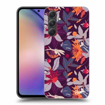 Picasee ULTIMATE CASE pro Samsung Galaxy A54 5G - Purple Leaf
