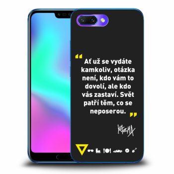 Obal pro Honor 10 - Kazma - SVĚT PATŘÍ TĚM, CO SE NEPOSEROU