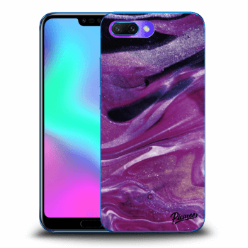 Obal pro Honor 10 - Purple glitter