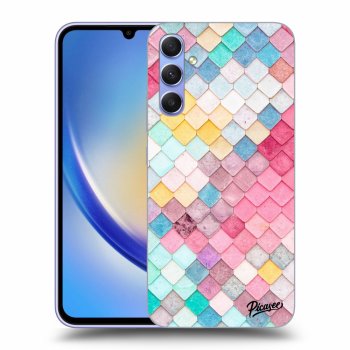 Obal pro Samsung Galaxy A34 5G A346B - Colorful roof