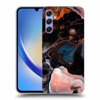Picasee silikonový průhledný obal pro Samsung Galaxy A34 5G A346B - Cream