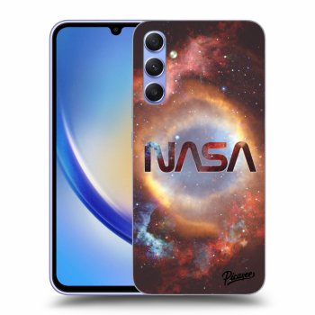 Picasee silikonový průhledný obal pro Samsung Galaxy A34 5G A346B - Nebula