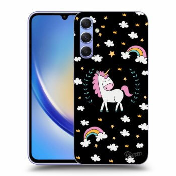 Obal pro Samsung Galaxy A34 5G A346B - Unicorn star heaven