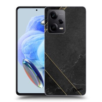 Obal pro Xiaomi Redmi Note 12 5G - Black tile