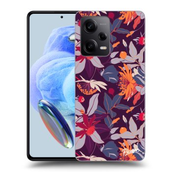 Picasee ULTIMATE CASE pro Xiaomi Redmi Note 12 5G - Purple Leaf