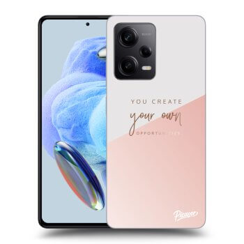 Picasee silikonový průhledný obal pro Xiaomi Redmi Note 12 5G - You create your own opportunities