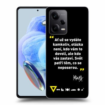 Obal pro Xiaomi Redmi Note 12 Pro 5G - Kazma - SVĚT PATŘÍ TĚM, CO SE NEPOSEROU