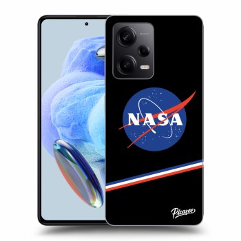 Picasee silikonový černý obal pro Xiaomi Redmi Note 12 Pro 5G - NASA Original