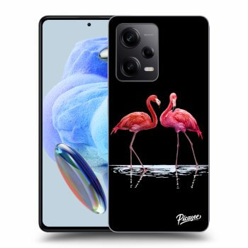 Obal pro Xiaomi Redmi Note 12 Pro 5G - Flamingos couple
