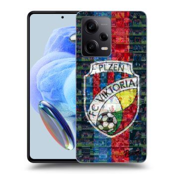 Picasee silikonový průhledný obal pro Xiaomi Redmi Note 12 Pro 5G - FC Viktoria Plzeň A