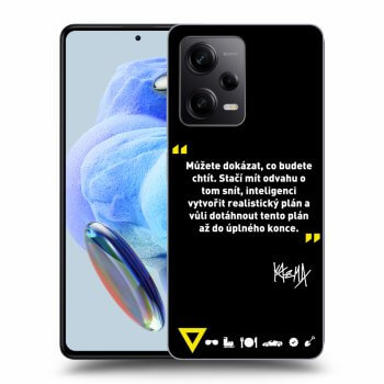 Obal pro Xiaomi Redmi Note 12 Pro+ 5G - Kazma - MŮŽETE DOKÁZAT, CO BUDETE CHTÍT