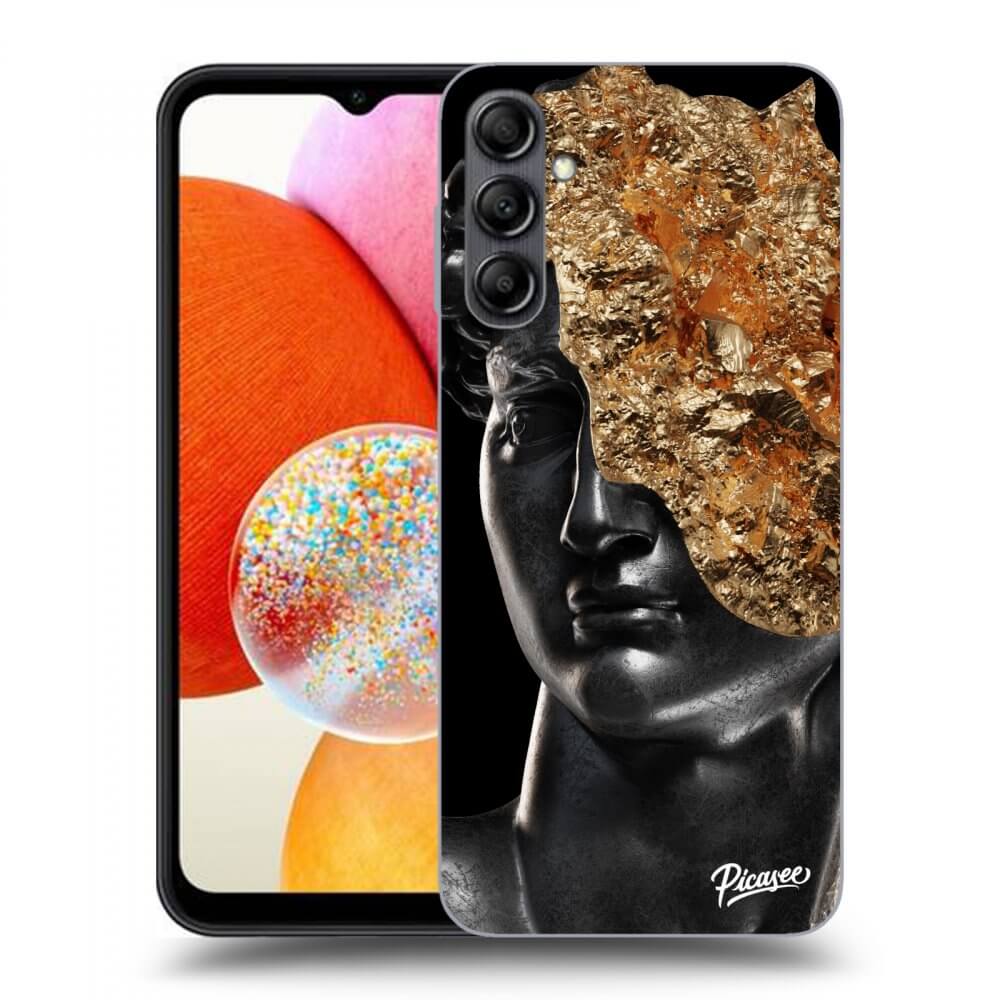 Picasee silikonový černý obal pro Samsung Galaxy A14 4G A145R - Holigger