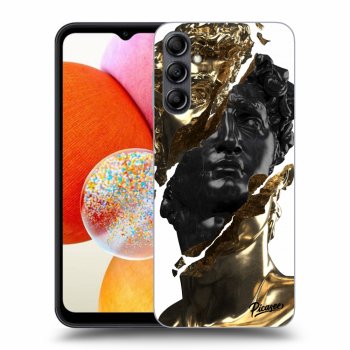 Obal pro Samsung Galaxy A14 4G A145R - Gold - Black