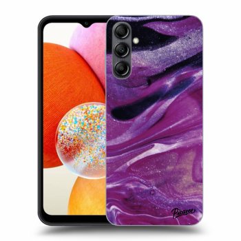 Obal pro Samsung Galaxy A14 4G A145R - Purple glitter