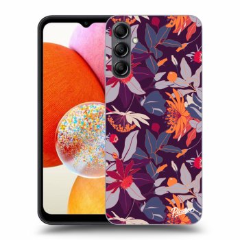 Picasee ULTIMATE CASE pro Samsung Galaxy A14 5G A146P - Purple Leaf