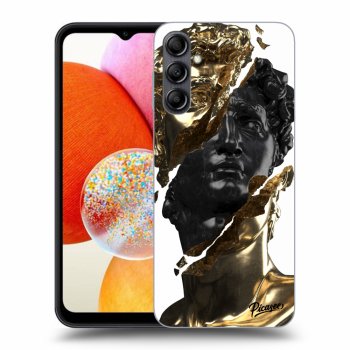 Obal pro Samsung Galaxy A14 5G A146P - Gold - Black