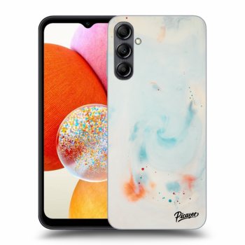 Picasee silikonový průhledný obal pro Samsung Galaxy A14 5G A146P - Splash