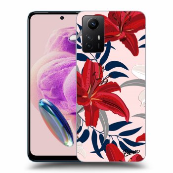 Obal pro Xiaomi Redmi Note 12S - Red Lily