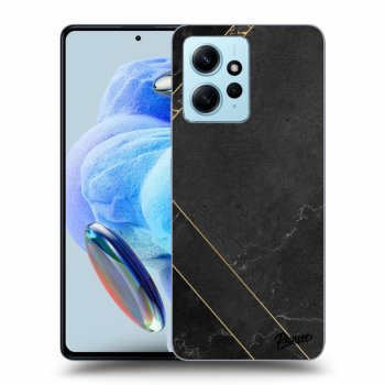 Obal pro Xiaomi Redmi Note 12 4G - Black tile