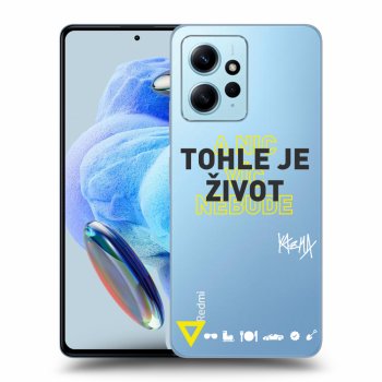 Obal pro Xiaomi Redmi Note 12 4G - Kazma - TOHLE JE ŽIVOT A NIC VÍC NEBUDE