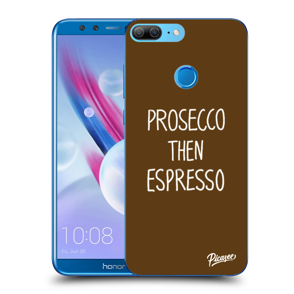 Picasee silikonový průhledný obal pro Honor 9 Lite - Prosecco then espresso