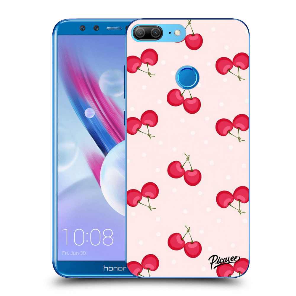 Picasee silikonový průhledný obal pro Honor 9 Lite - Cherries