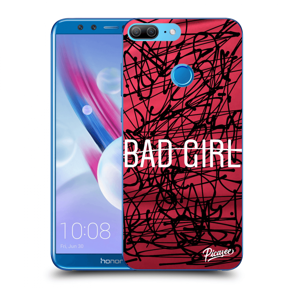 Picasee silikonový průhledný obal pro Honor 9 Lite - Bad girl