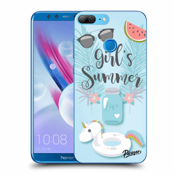 Picasee silikonový černý obal pro Honor 9 Lite - Girls Summer