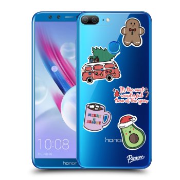 Obal pro Honor 9 Lite - Christmas Stickers