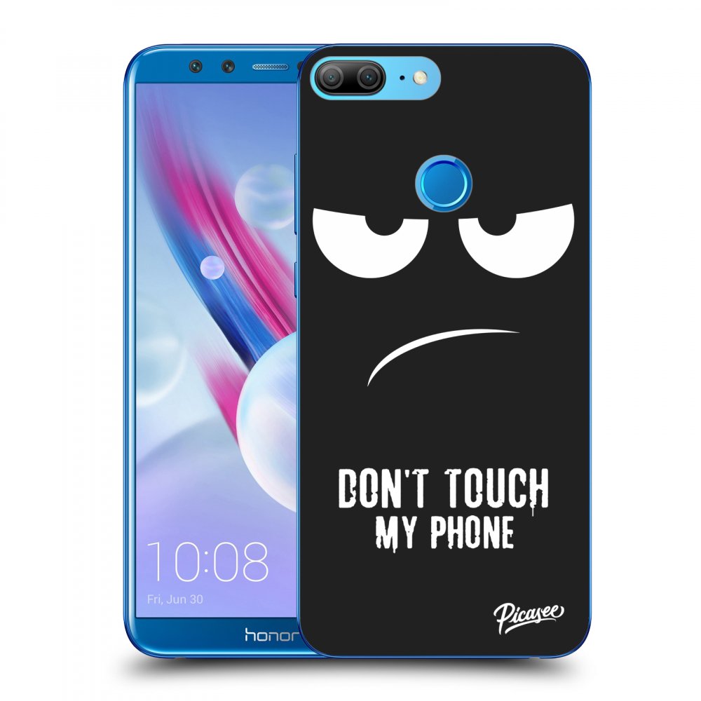 Picasee silikonový černý obal pro Honor 9 Lite - Don't Touch My Phone