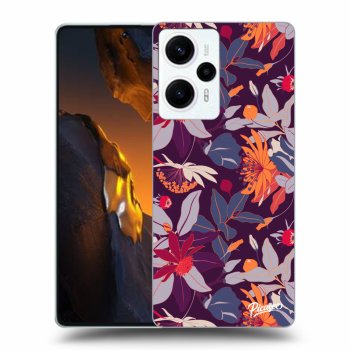Obal pro Xiaomi Poco F5 - Purple Leaf