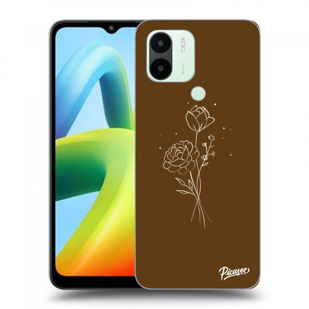 Picasee ULTIMATE CASE pro Xiaomi Redmi A2 - Brown flowers